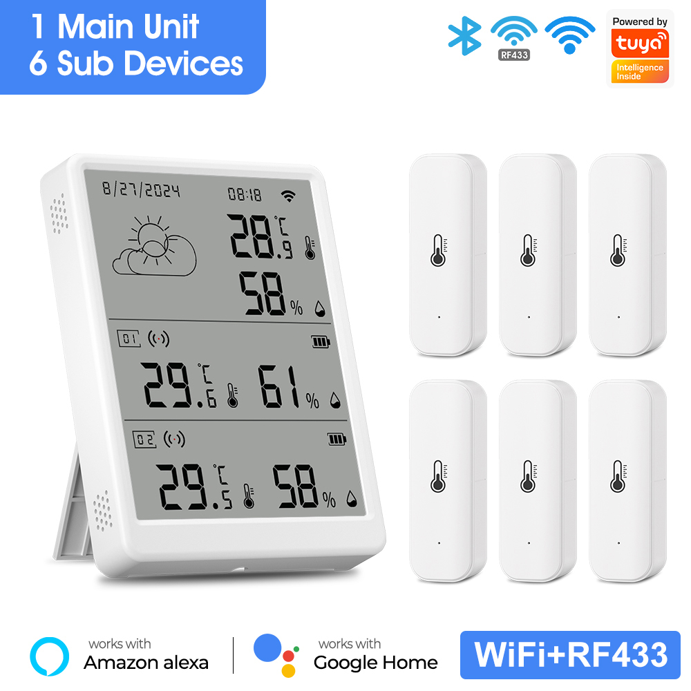 SMATRUL Tuya WiFi capteur de t - Wireless Weather Station Indoor Outdoor avis et prix