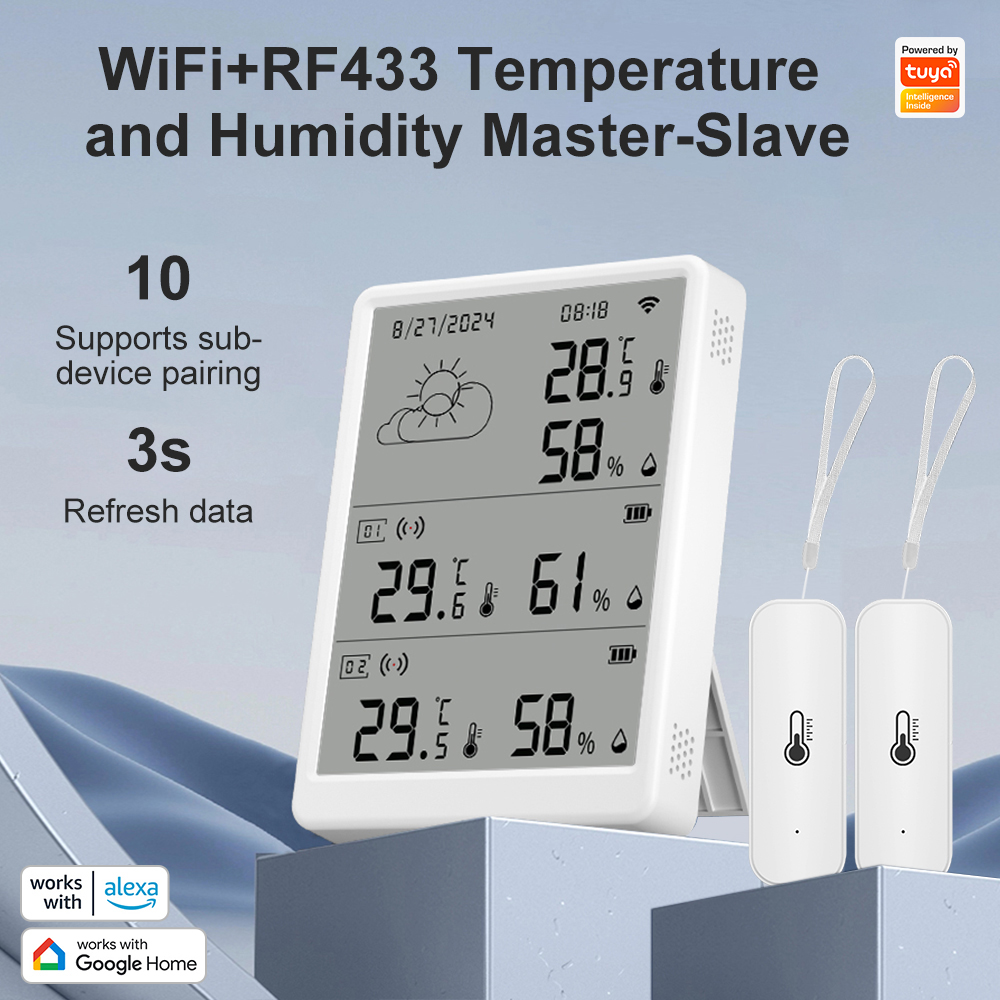 SMATRUL Tuya WiFi capteur de t - Wireless Weather Station Indoor Outdoor avis et prix