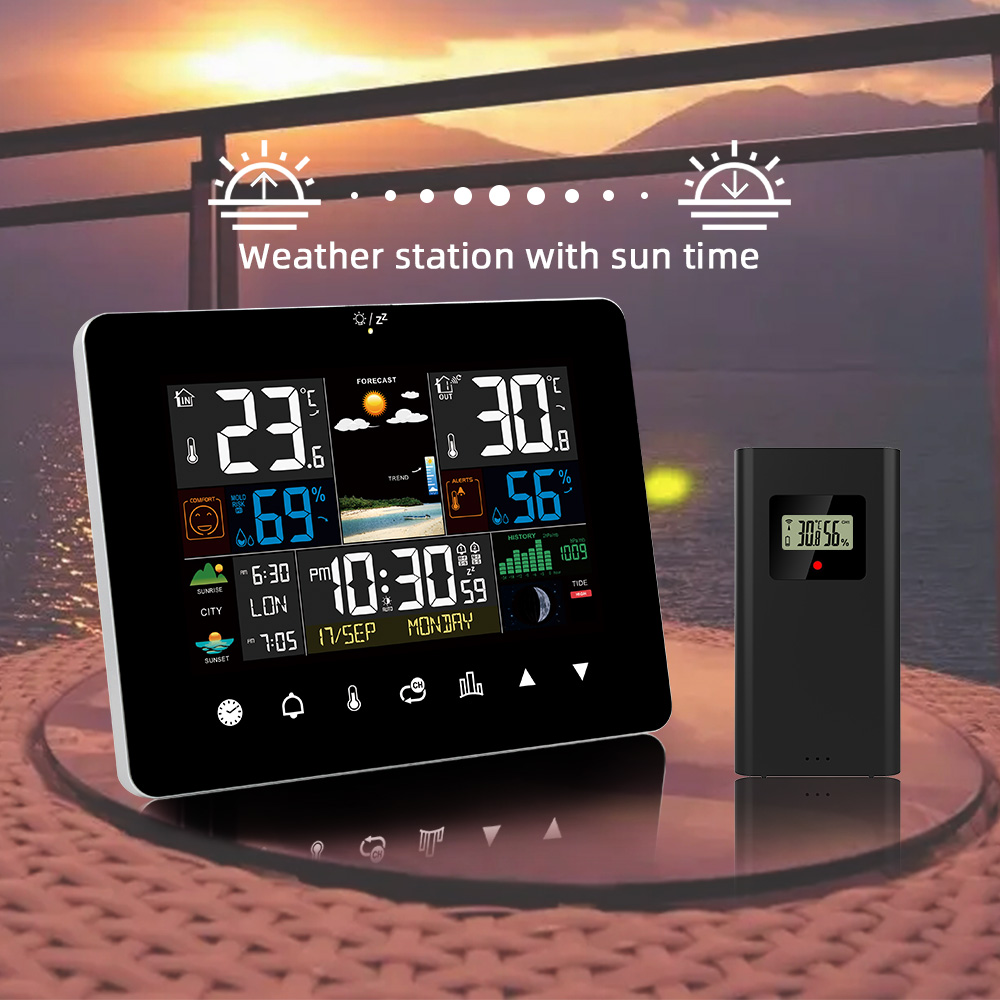 Station météo multifonctionnel - Wireless Weather Station Indoor Outdoor avis et prix