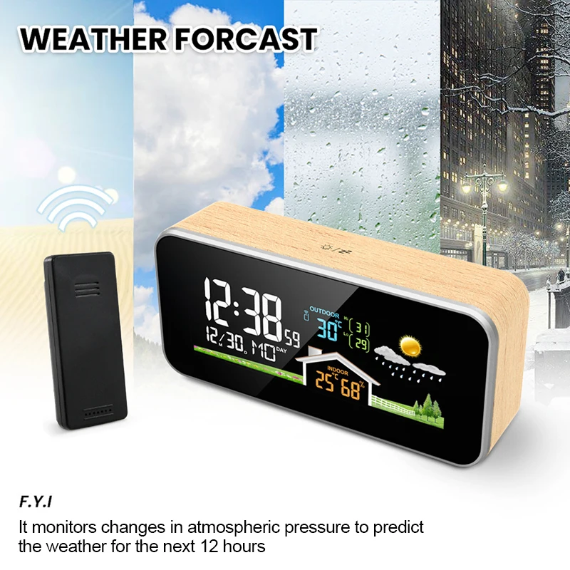 Station météo sans fil, réveil - Wireless Weather Station Indoor Outdoor avis et prix