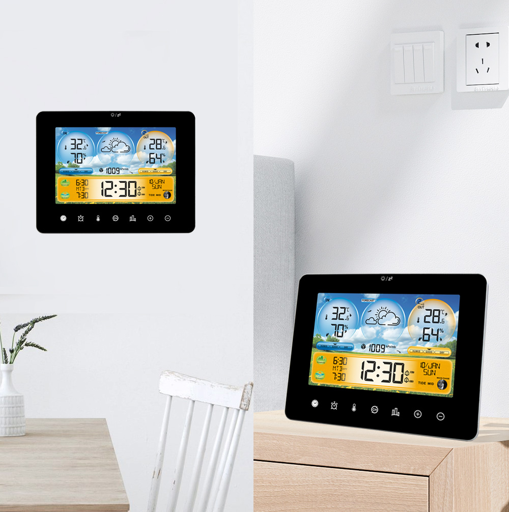 Thermomètre de station météo a - Wireless Weather Station Indoor Outdoor avis et prix