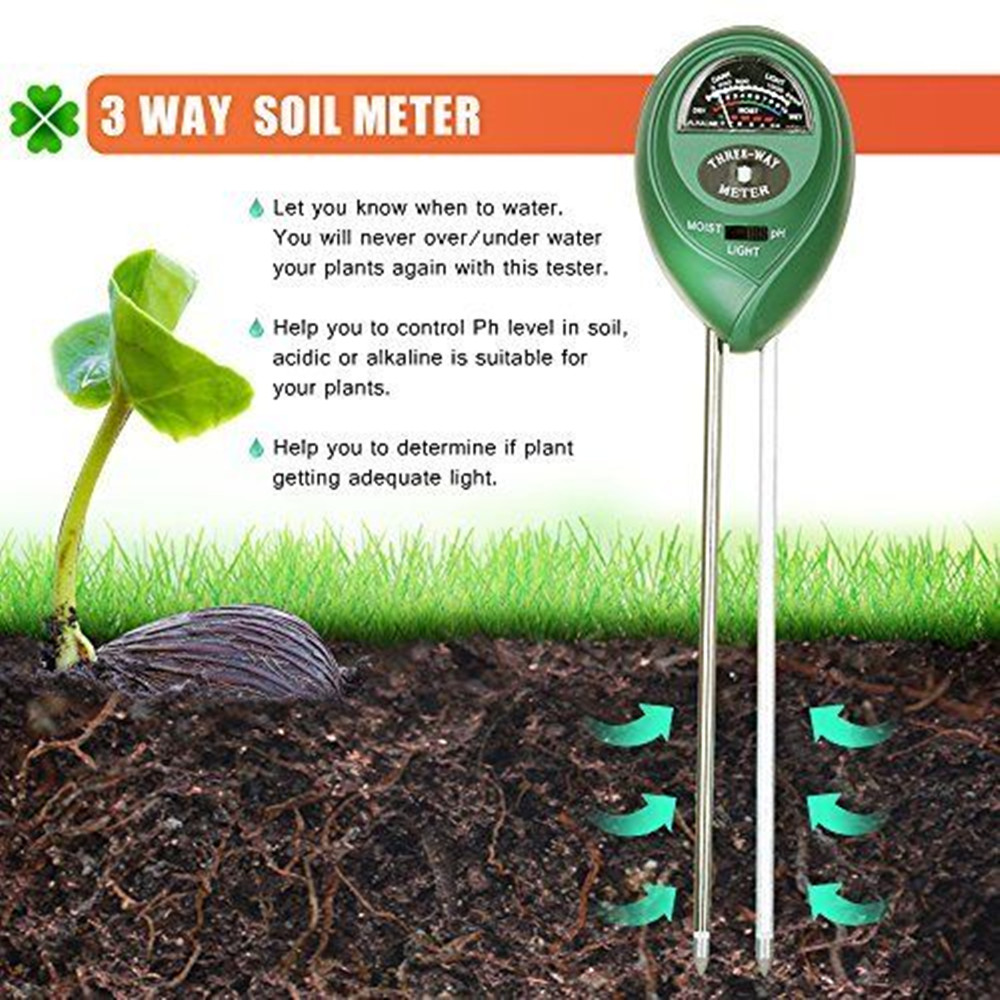 3 en 1 sol PH mètre lumière du - Soil Ph Meter 3 In 1 Moisture Sunlight avis et prix